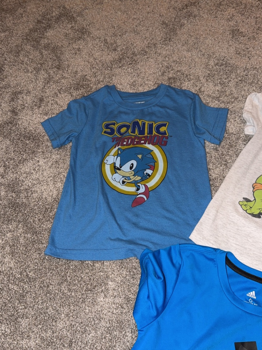 Sonic the Hedgehog Blue Graphic Kids T-Shirt